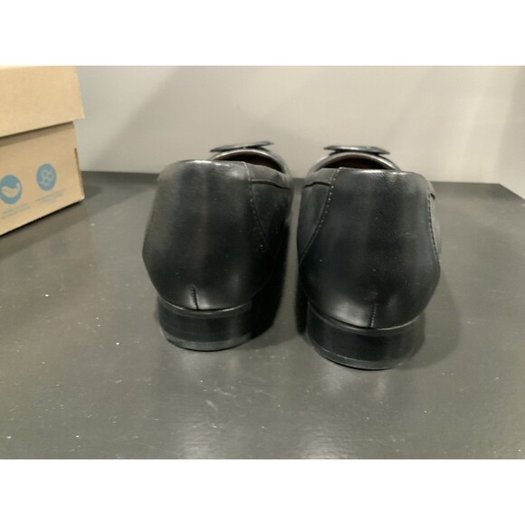 Clarks UN Blush Cove Black Leather Size 7 W / NWB - Picture 3 of 6